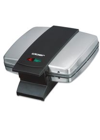 Cloer 6235 Sandwichmaker, 930W, Muschelform, 2-stufig, Edelstahl