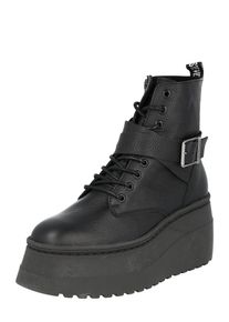 Steve Madden Dames Veterlaarsjes 'Piano' zwart 36
