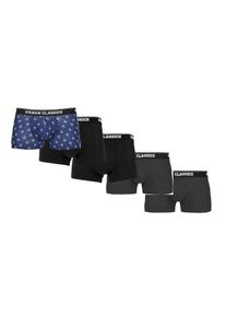 Urban Classics Bokserki dla mężczyzn niebieski / szary / czarny Rozmiar XXXL
