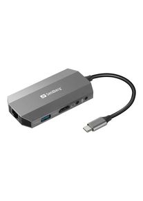 Sandberg USB-C 6-in1 Travel Dock