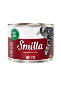 Smilla Rundvlees 6 x 200g Katten.- Rund met Eend
