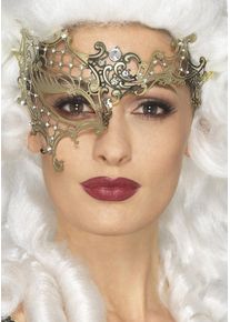 Smiffys Masque pour les yeux Golden Aurifero Grata