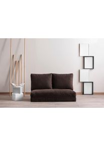Design összecsukható kanapé Wandella 120 cm barna