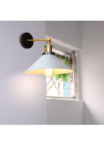 Retro Lampe Murale Interieur Lumieres Industrielle Fer Luminaire Chambre Couloir Restaurant Blanc