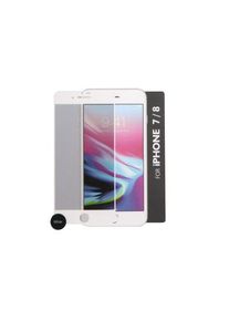 GEAR Suojalasi 3D iPhone 6/7/8/SE 2/3 gen Platinum valkoinen