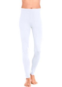 Damska Leg&iacute;ny s elastick&yacute;m p&aacute;som po obvode biela veľkosť 46