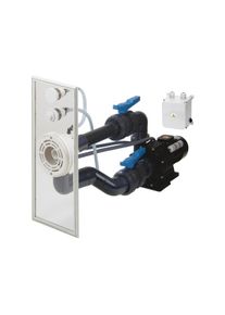 Vagner Pool Vag-Jet Gegenstromanlage, Komplettbausatz f&uuml;r Stahlwandbecken, inkl. Pumpe, 2,2kW, 66m&sup3;/h, 230V, Kunststoff