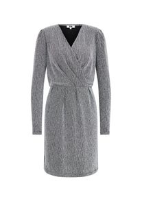 WE Fashion Kleid Damen silber Größe 38