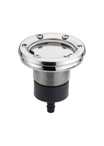 Vagner Pool Luftregler Gegenstromanlage, inkl. Flansch, Edelstahl