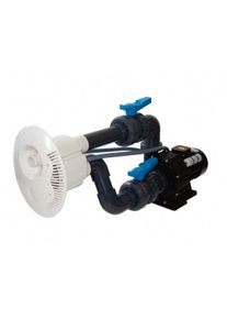 Vagner Pool V-Jet Gegenstromanlage, Komplettbausatz für Stahlwandbecken, inkl. Pumpe, 4,1kW, 84m³/h, 400V, Ø 75mm