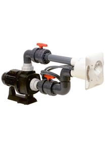 Vagner Pool K-Jet Calipso Gegenstromanlage, Komplettbausatz für Stahlwandbecken, inkl. Pumpe, 2,4kW, 66m³/h, 230V