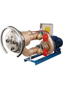 Hugo Lahme FitStar Taifun Duo Gegenstromanlage, Komplettbausatz für Massivbecken, inkl. Bronzepumpe, 2,6kW, 63m³/h, 400V