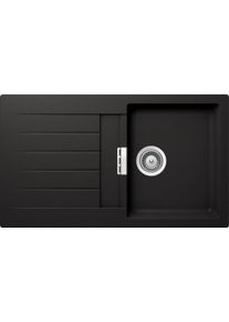 Schock Primus D-100-U Granitspüle mit Ablauffernbedienung, Cristalite, reversibel, nero (PRID100UGNE)