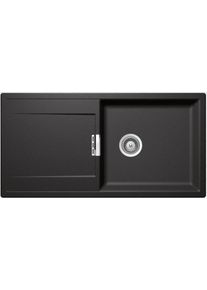 Schock Mono D-100L-A Granitspüle mit Ablauffernbedienung, Cristadur, reversibel, stone (MOND100LASTO)