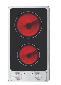 PKM EB-GK-2R Glaskeramik Doppelkochplatte, 3000W, autark, edelstahl