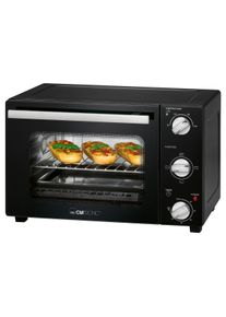 Clatronic MBG 3726 Multi-Backofen,1300 W, 20L, 4-stufig, Timer, Kontrollleuchte, schwarz (263900)