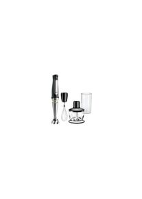 Braun Multiquick 7 MQ7035X Stabmixer, 1000W, stufenlose Geschwindigkeitsregelung, Easy SmartSpeed-Taste, SPLASHControl, Premium Black/Gebürsteter Edel