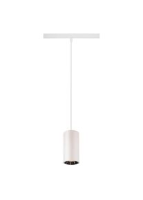 SLV 48V TRACK NUMINOS S DALI, Pendelleuchte, weiß / chrom, 16W, 1000lm, 2700K, CRI90, 40° (1006827)