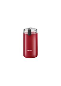 Bosch TSM6A014R Kaffeemühle, Edelstahl-Schlagmesser, 180W, rot