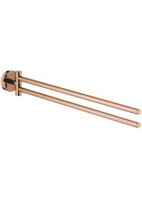 Grohe Essentials Handtuchhalter, 2-armig, schwenkbar, warm sunset (40371DA1)