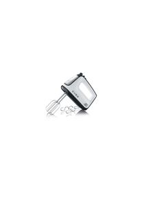 Severin HM 3830 Handmixer, 400W, 5 Geschwindigkeitsstufen, Turbo-Stufe, weiß-schwarz/Edelstahl