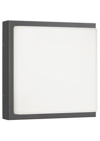 LCD Wand- und Deckenleuchte Typ 045LED, 13W, 1180lm, 3000K, ohne Bewegungsmelder, graphit
