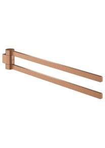 Grohe Selection Handtuchhalter, schwenkbar, 2-armig, warm sunset gebürstet (41063DL0)