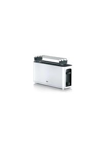 Braun PurEase HT3110WH Langschlitztoaster, Auftaufunktion, 1000 W, weiß
