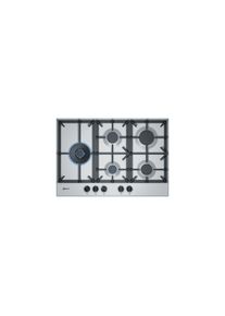 Neff T27DS79N0 N 70 Autarkes Gas-Kochfeld, 75 cm breit, Wokbrenner, Flame Select, Schaltknebel, Edelstahl