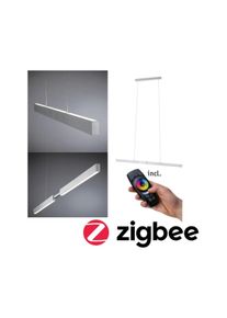 Paulmann Licht Paulmann LED Pendelleuchte Smart Home Zigbee 3.0 Aptare 2700K 2.050lm / 2.050lm 18 / 1x18W Alu gebürstet dimmbar (79815)