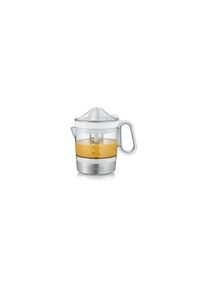 Severin CP 3535 Zitruspresse, 40W, 1l, Fruchtfleisch individuell regelbar, Edelstahl gebürstet/weiß