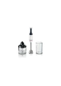 Bosch MSM4W220 ErgoMaster Serie 4 Stabmixer, 600 W, mit Universalzerkleinerer, weiß