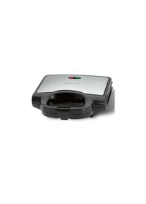 Clatronic ST 3778 Sandwichtoaster, dreieckige Sandwichplatten, Antihaftbeschichtung, schwarz/edelstahl (263973)