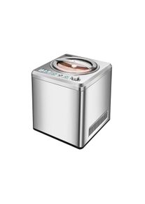 Unold Elektro Unold 48872 Exklusiv Speiseeismaschine, 2 Liter, 180 Watt, 3 Programme, Zeitwahl, LCD-Display, Edelstahl