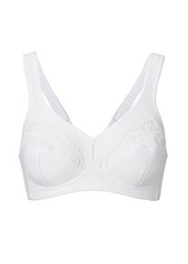 Triumph Damen BH ohne Bügel mit gefütterten Trägern in weiß ,Größe 100B, Witt, 52% Polyamid, 25% Elasthan, 19% Polyester, 4% Baumwolle