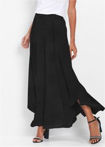 Gonna in jersey di misto viscosa, Nero, Taglia 42/44 (S), bonprix