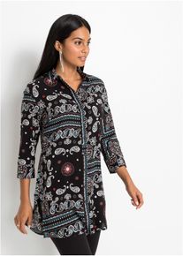Camicetta lunga, Nero, Taglia 48, bonprix