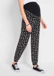Pantaloni prémaman loose fit, Nero, Taglia 38/40 (XS), bonprix