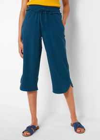 Pantaloni in jersey di misto cotone, Petrolio, Taglia 58/60 (XXL), bonprix
