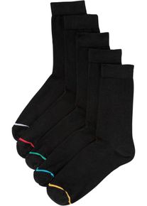 Calzini (pacco da 5 paia) con cotone biologico - Nero - Taglia 35-38 - bonprix