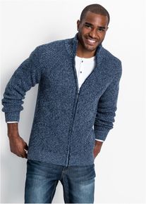 Cardigan a coste in filato grosso con cotone - Blu - Taglia 44/46 (S) - bonprix