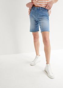 Bermuda in jeans vita media, Blu, Taglia 56, bonprix
