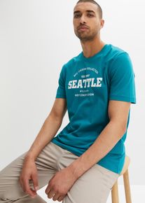 T-shirt in puro cotone (pacco da 2), Blu, Taglia 48/50 (M), bonprix