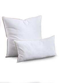 Cuscino effetto piumino morbido, Bianco, Taglia 40x80 cm, bonprix