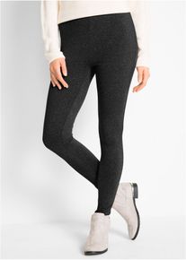 Leggings termici con fascia comoda in vita, Nero, Taglia 58/60 (XXL), bonprix