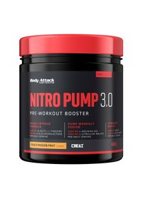Body Attack Sports Nutrition Body Attack Nitro Pump 3.0, 400 g Dose, Peach Passion Fruit