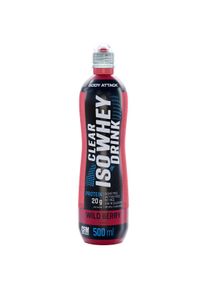 Body Attack Sports Nutrition Body Attack Clear Isowhey Drink, 12 x 500 ml Flasche (inkl. 3 EUR Pfand), Wildberry