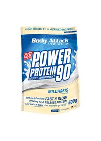 Body Attack Sports Nutrition Body Attack Power Protein 90, 500 g Beutel, Milchreis
