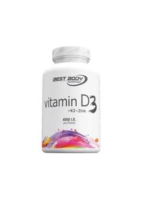 Best Body Nutrition Vitamin D3 + K2 + Zink Tabs, 80 Tabletten Dose