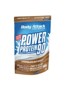 Body Attack Sports Nutrition Body Attack Power Protein 90, 500 g Beutel, Chocolate Nut Nougat